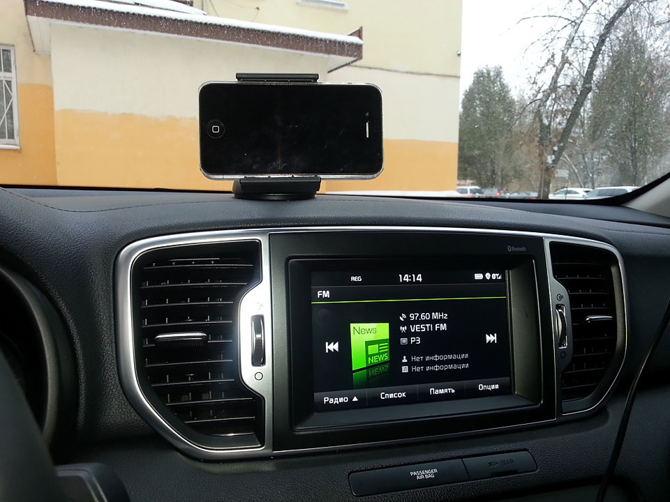 acb049es 960 держатель для телефона киа спортейдж