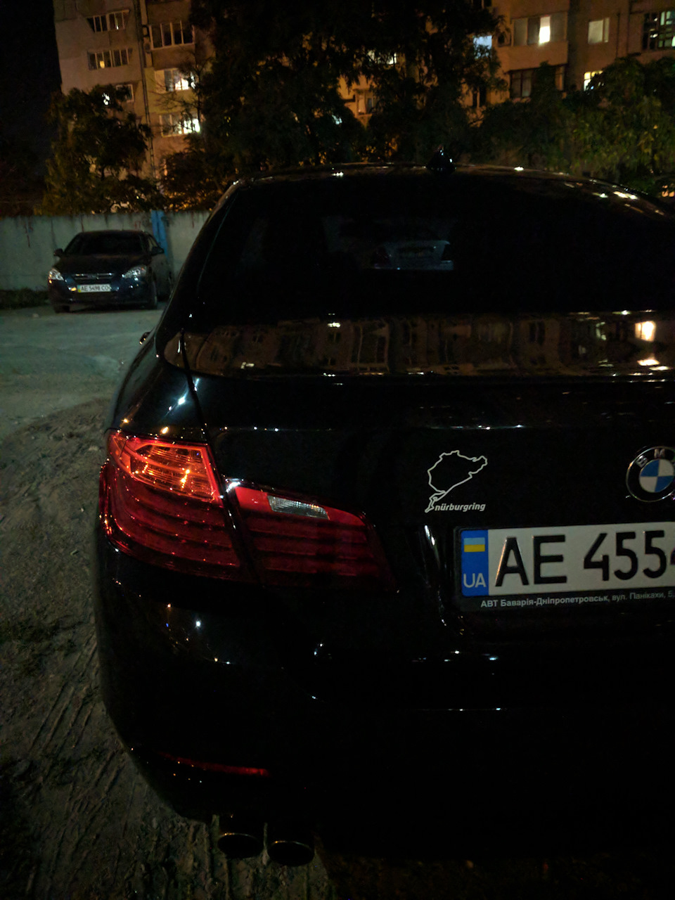 Наклейка, добавил индивидуальности) — BMW 5 series (F10), 2 л, 2016 ...