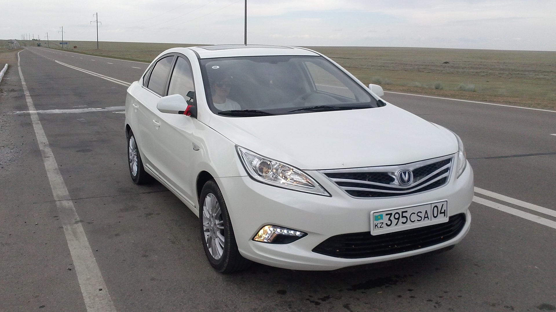 Changan Eado 1.6 бензиновый 2014 | Белый жемчуг на DRIVE2