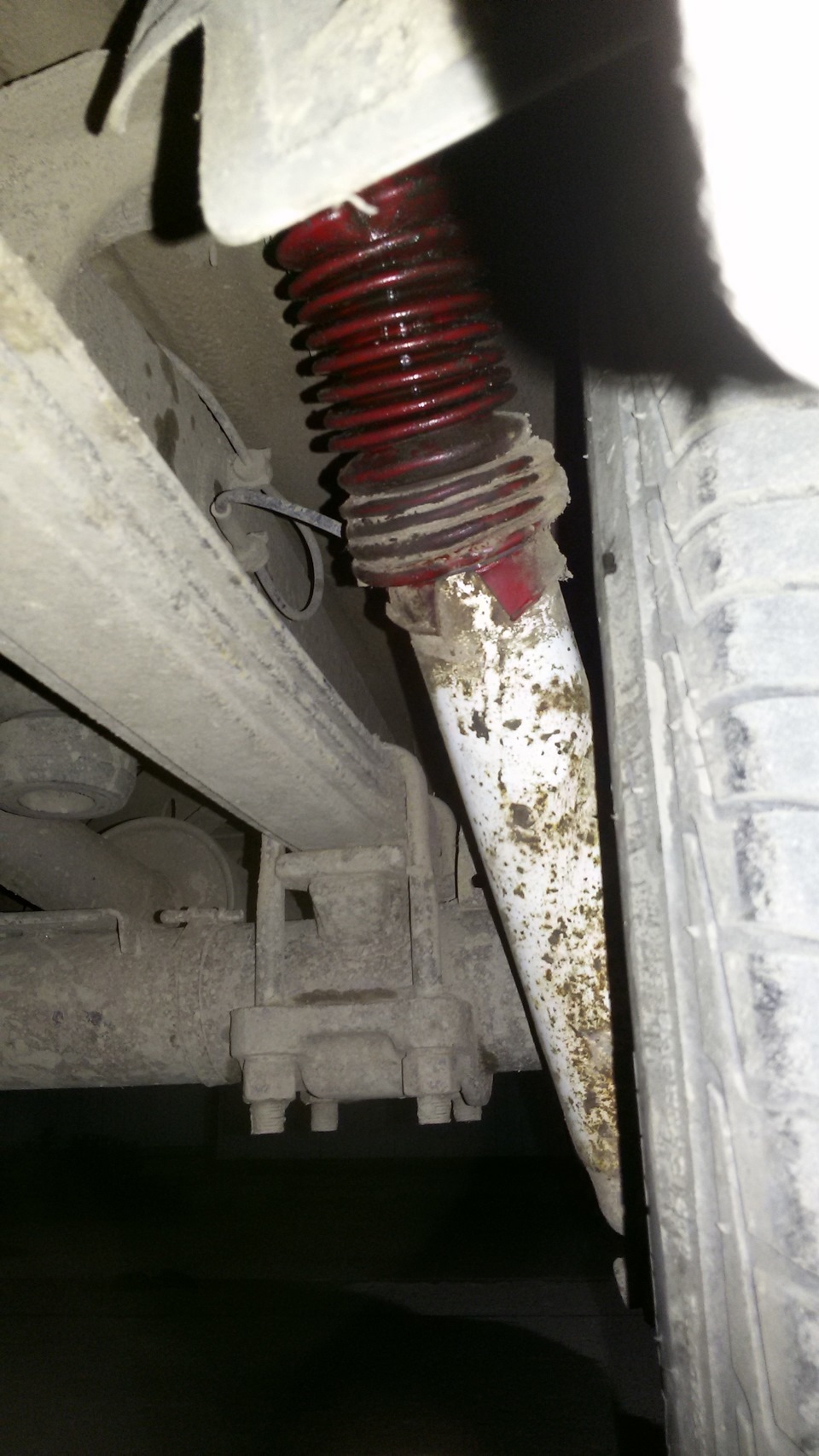 Потек амортизатор Rancho((( — УАЗ Patriot, 2,7 л, 2009 года | поломка ...