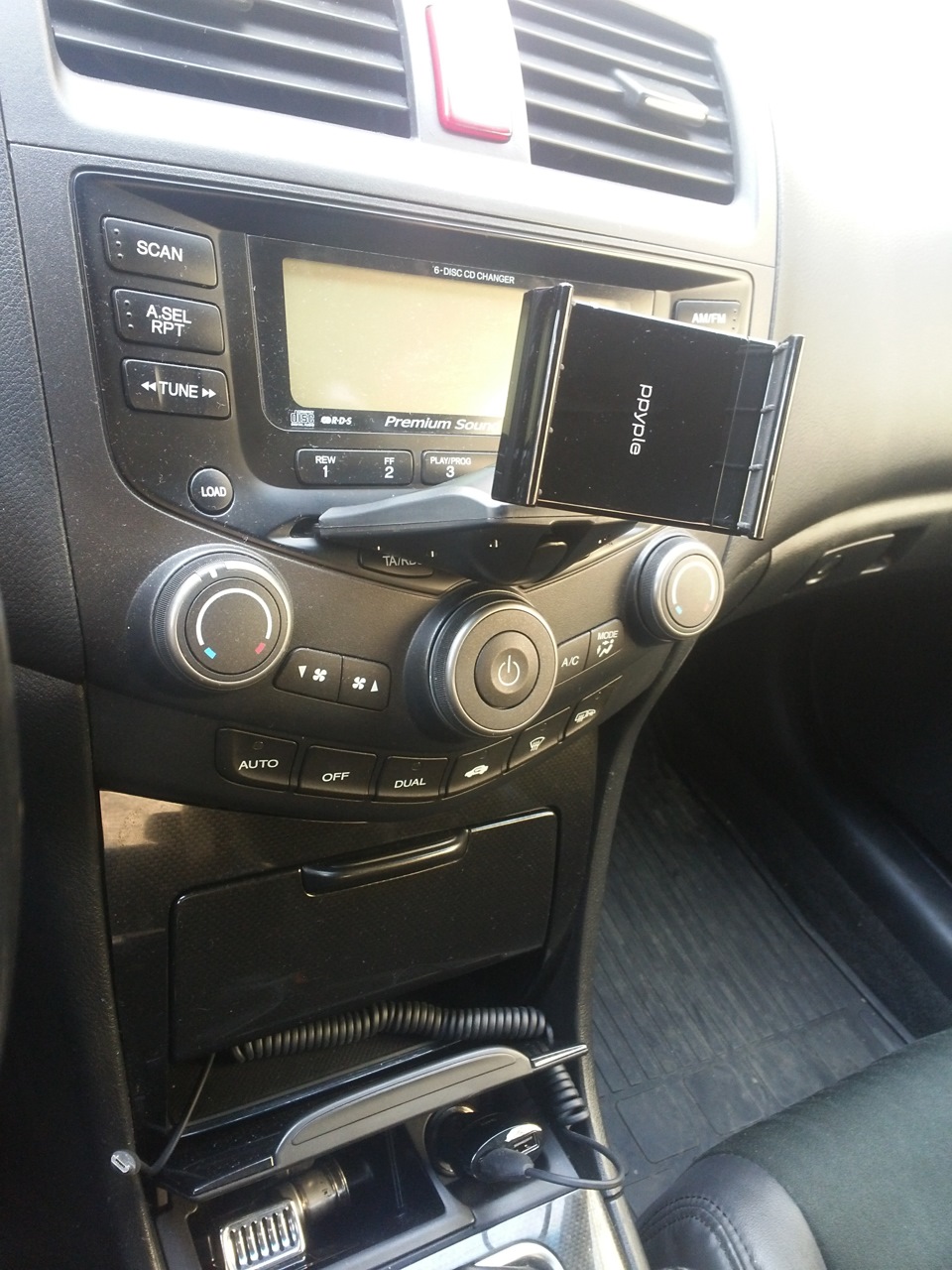 Держалка для телефона PPYPLE CD-N5 — Honda Accord (7G), 2,4 л, 2007 ...
