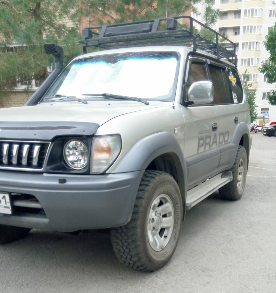 Увеличение ширины колеи (вынос колес) — Toyota Land Cruiser Prado 90 ...