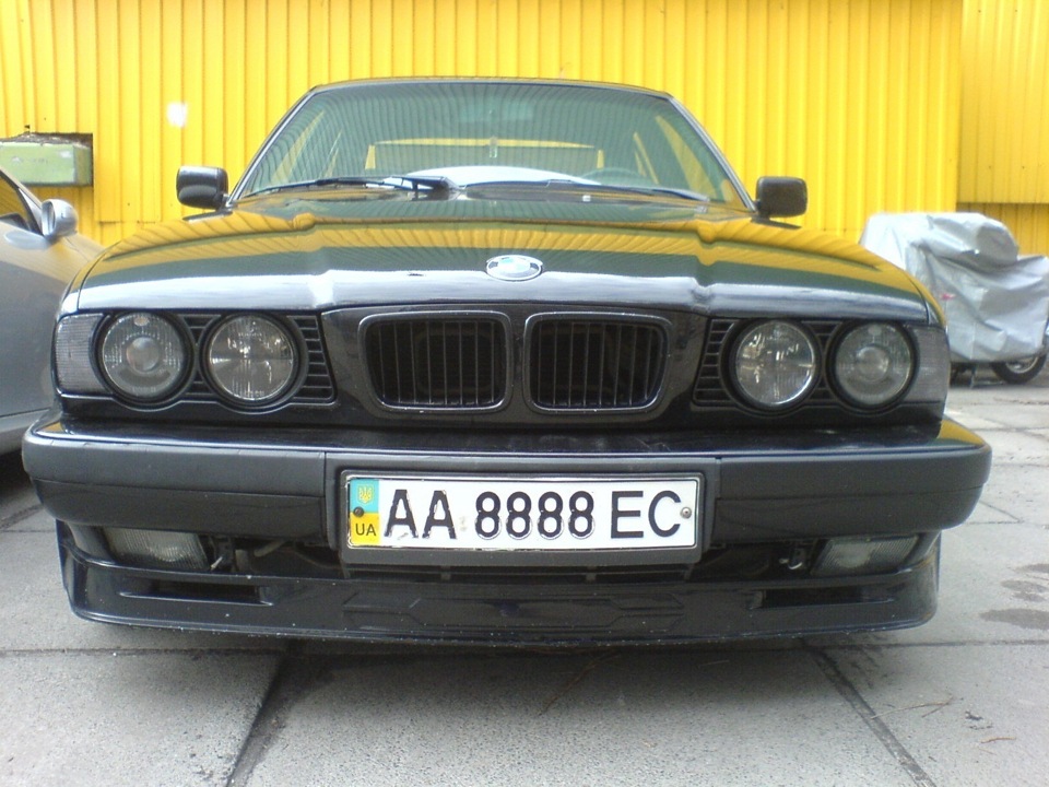 оптика bmw e34 hella black