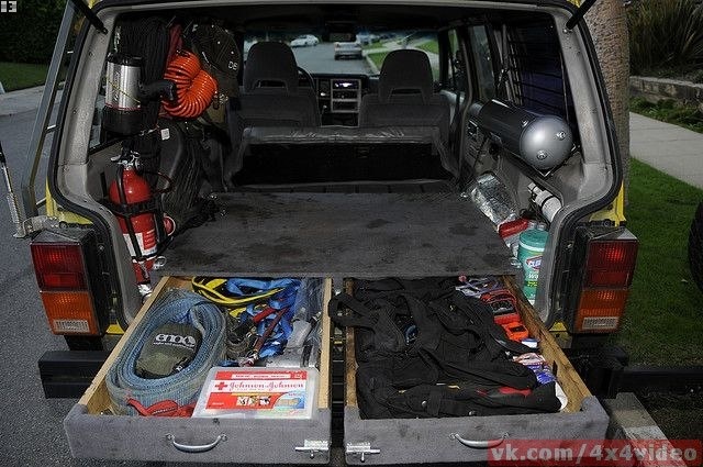 Организация места в багажнике автомобиля