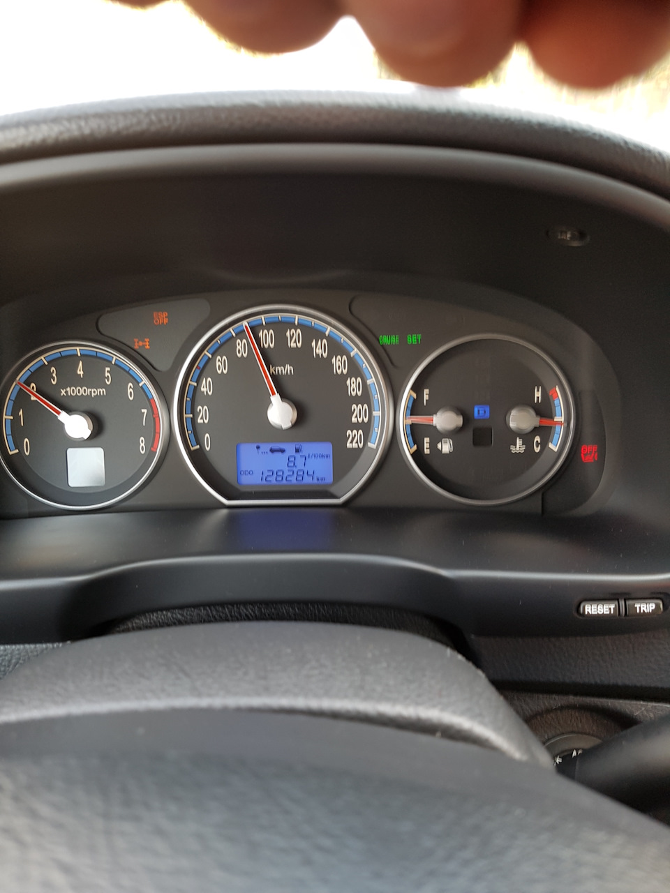 Photo from the logbook Hyundai Santa Fe (2G)