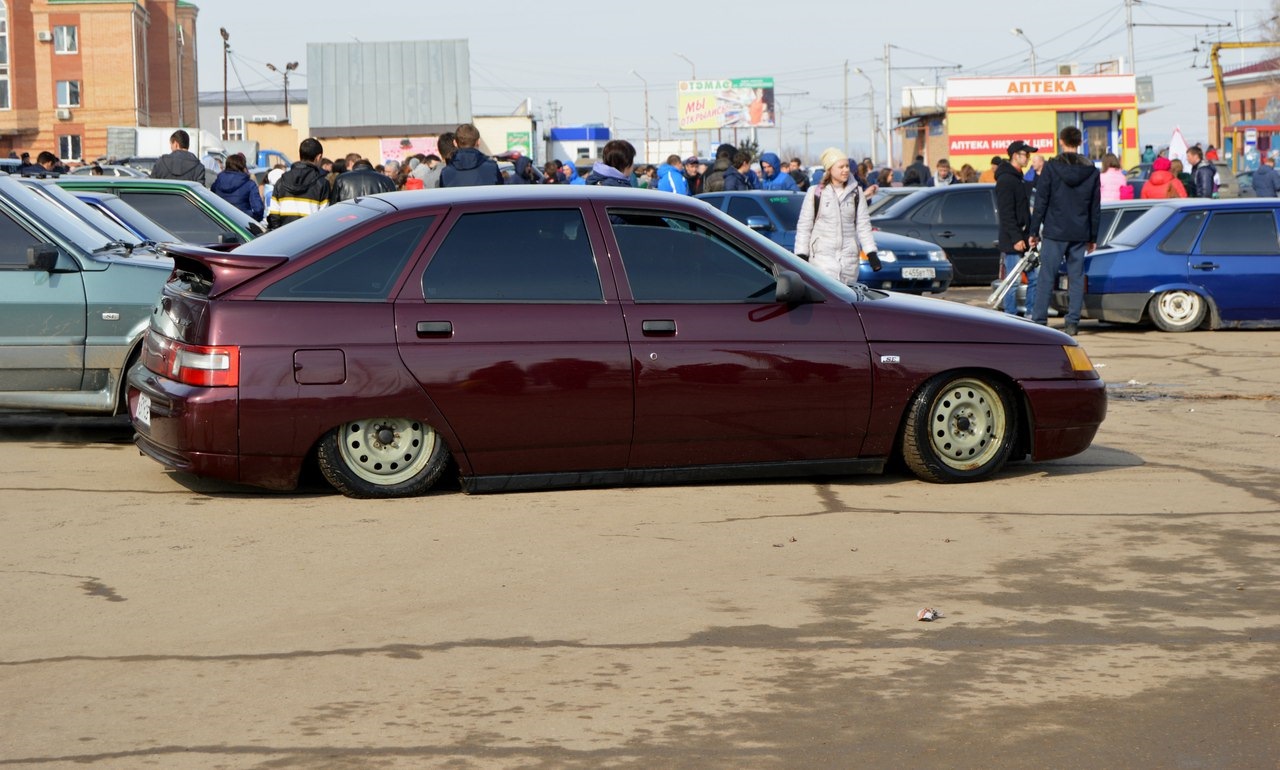 ездить на заниженной машине — надо уметь))) — Lada 21124, 1,6 л, 2007 года  | наблюдение | DRIVE2