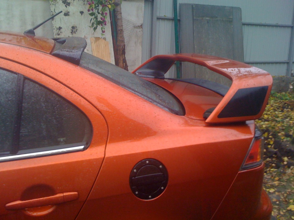 Наклейка на EVO спойлер Rallli /// Art — Mitsubishi Lancer Ralliart, 2 ...