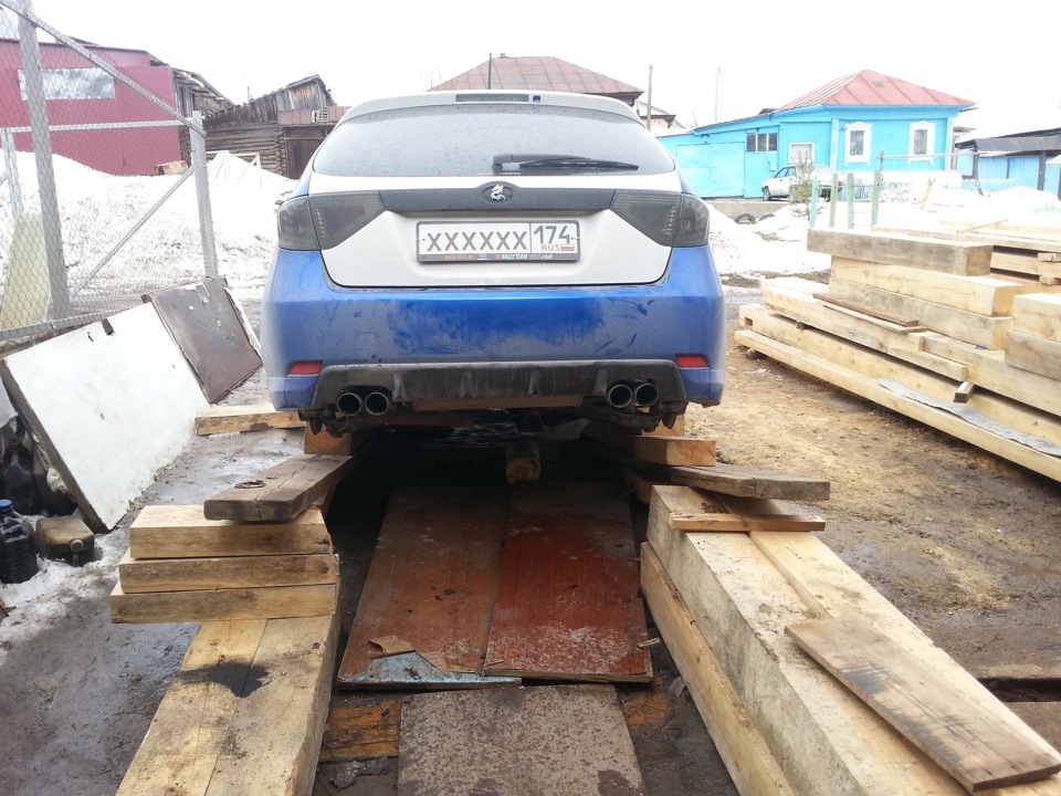 Закорячили на постамент… — Subaru Impreza (GE/GH)