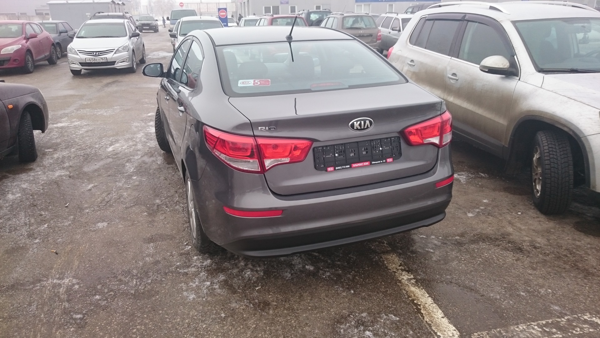 KIA Rio (3G) 1.6 бензиновый 2015 | Серая акула на DRIVE2