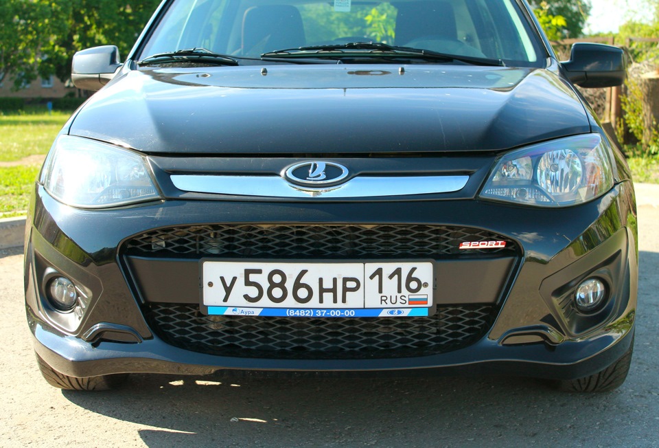 Пофотографировались ;) — Lada Калина Спорт (2G), 1,6 л, 2014 года ...