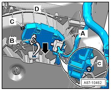 Снимаем блок управления — Audi Q5 (1G)
