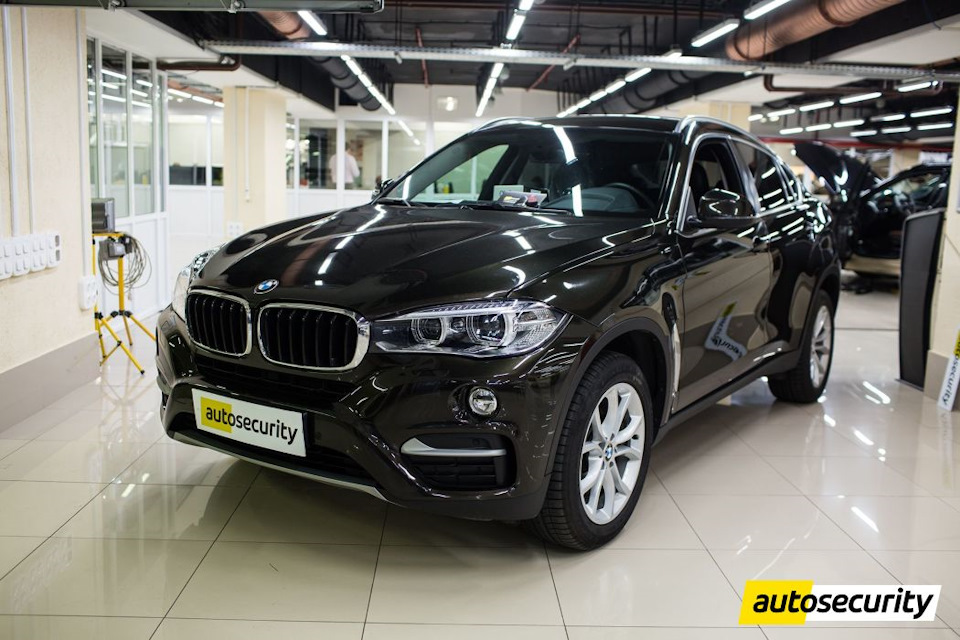 BMW X6 — авторский противоугонный комплекс с безопасным автозапуском ...