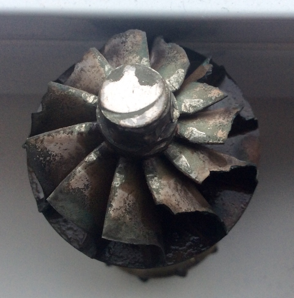 Лопатки разрушенные обломками — Volkswagen Tiguan (1G)