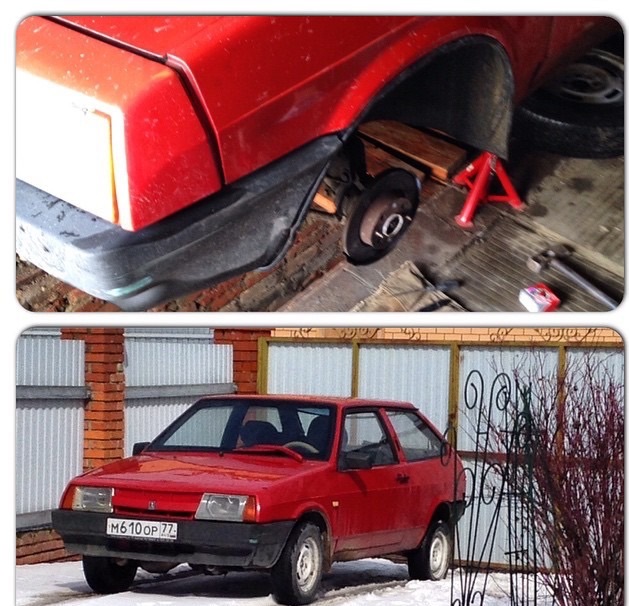Замена ступиц передних.Установка литья — LADA 2108, 1,6 л., 1987 года ...