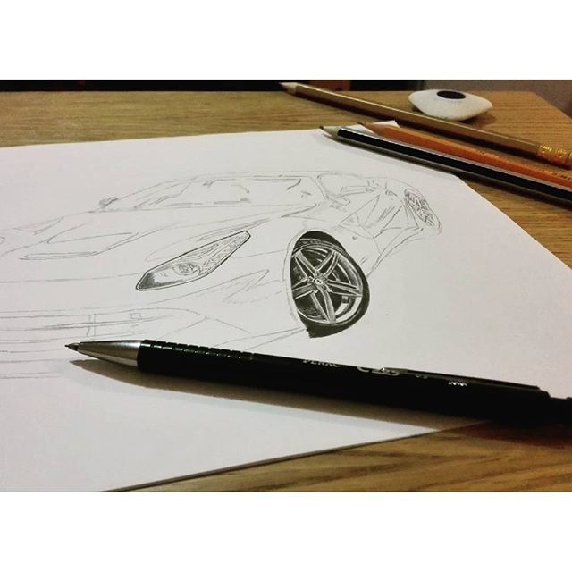 Рисунок Ferrari F12 Berlinetta — DRIVE2