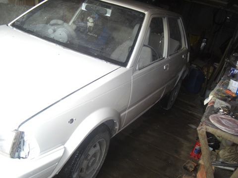 finally repainting - Toyota Starlet 13 liter 1988