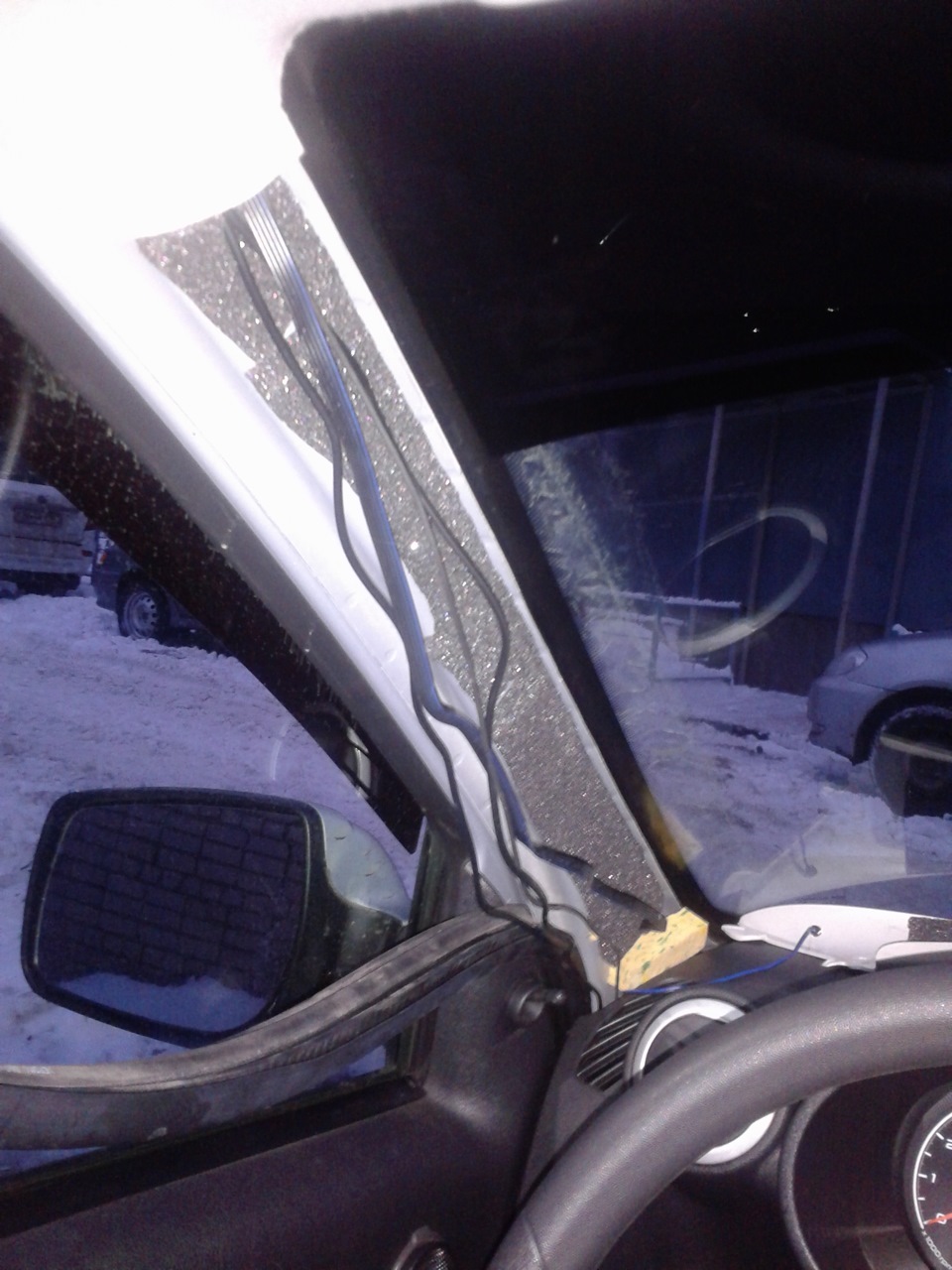 шви передних и задних стоек — LADA Гранта, 1,6 л., 2013 года | просто ...