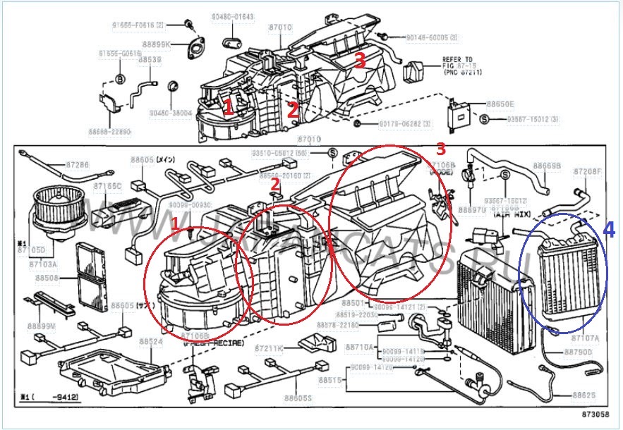 Jzx90 схема кондиционера