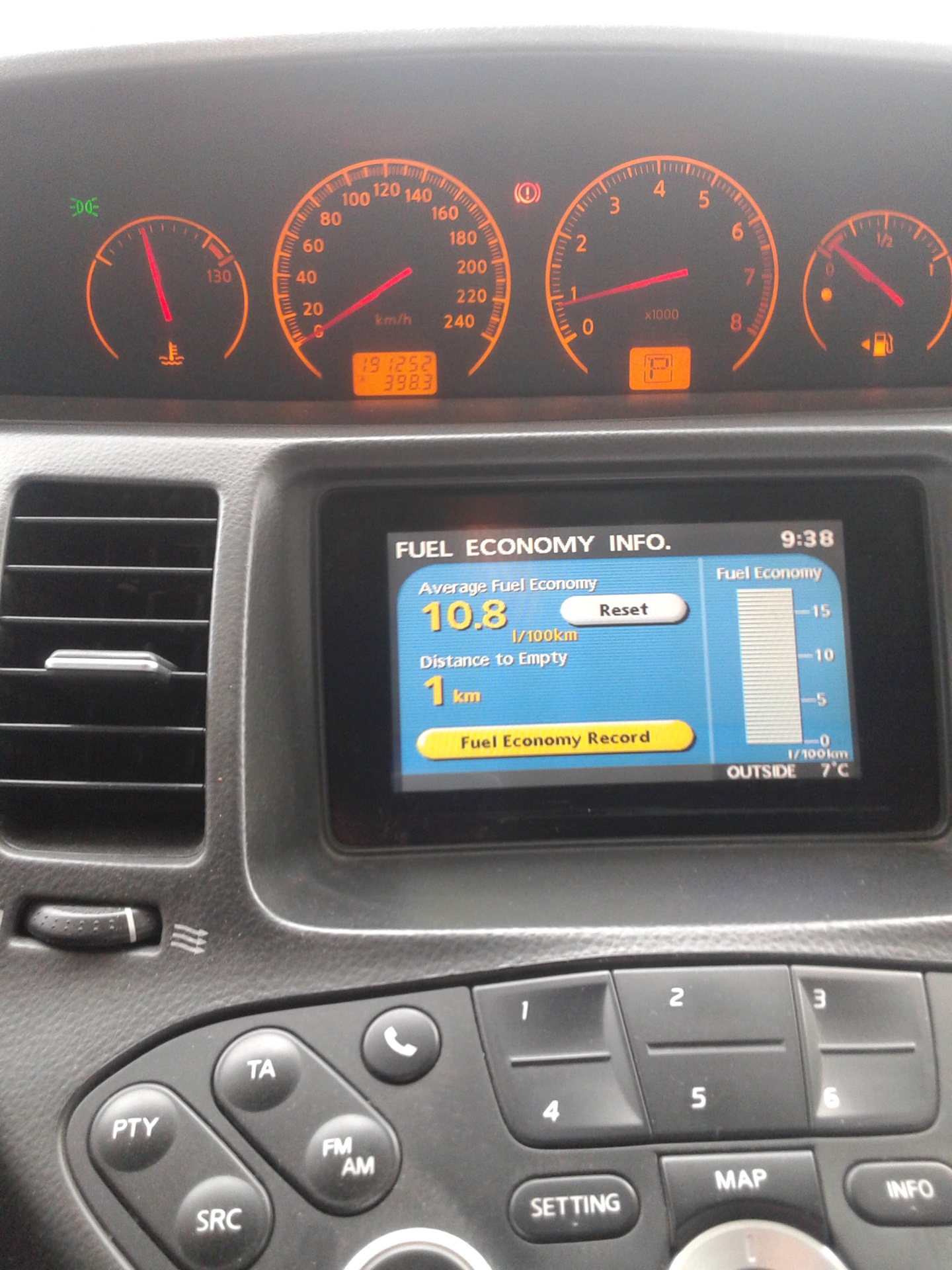 Первый бак на новом насосе. И немного про расход топлива. — Nissan ...