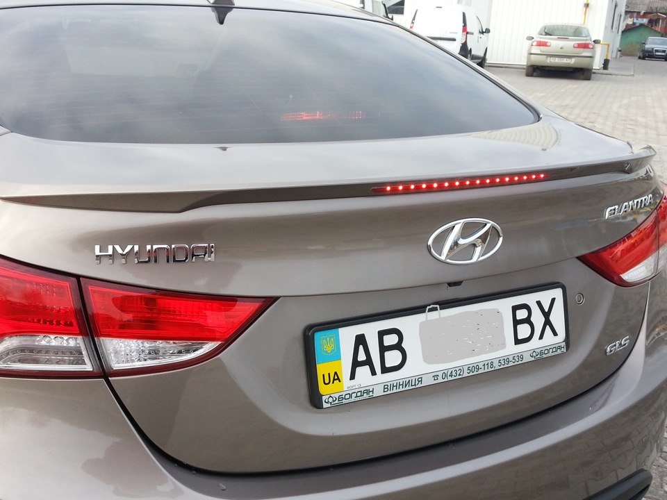 Hyundai i40 лип спойлер