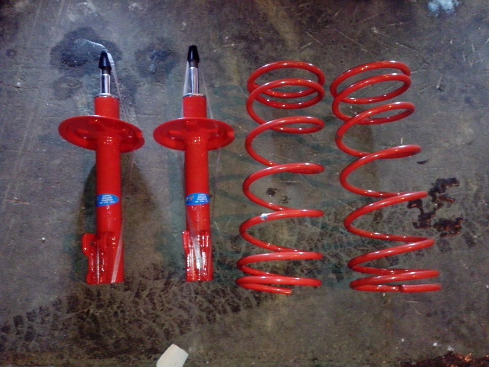 Стойки телескопические "РАЛ"+ пружины "Фобос" — ИЖ 2126, 1,6 л, 2001 ...