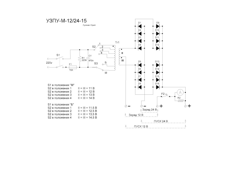 Leader 220 start схема