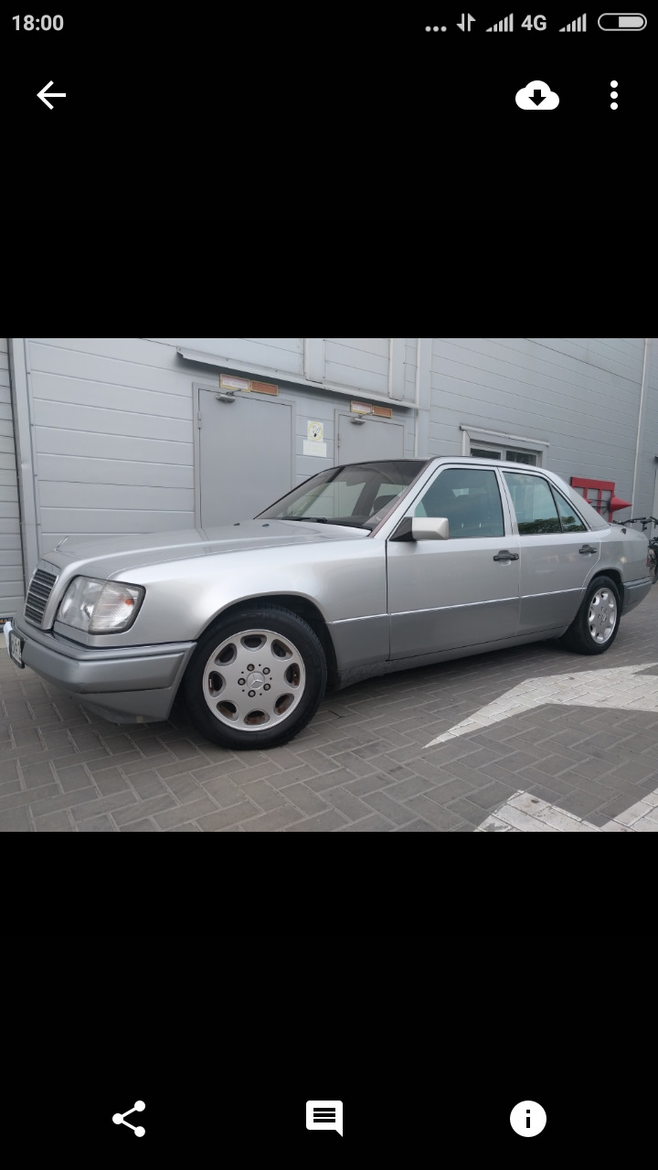 Легенда 90х в продаже в понимающие руки Mercedes Benz E124 1994г —  Автоподбор-Курск.рф на DRIVE2