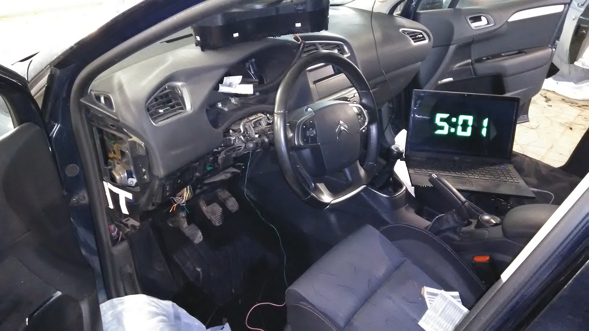 Установка автозапуска ситроен с4 пикассо