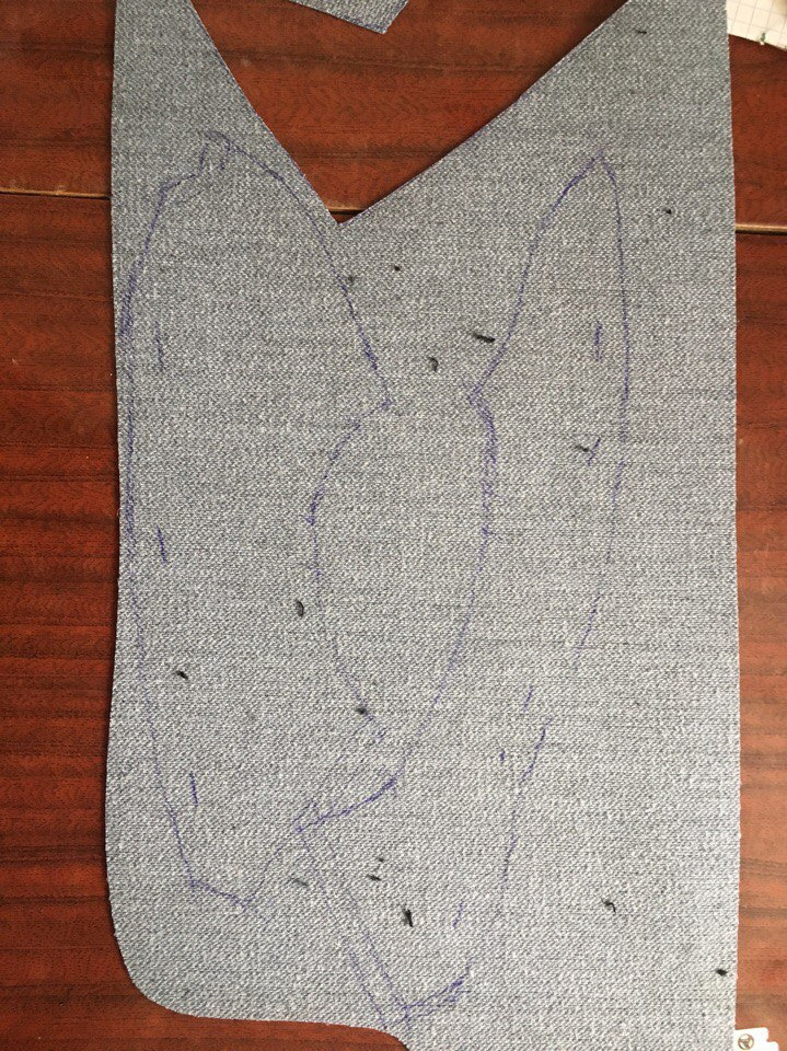 14. Выкройка ручника — Peugeot 308 (1G)