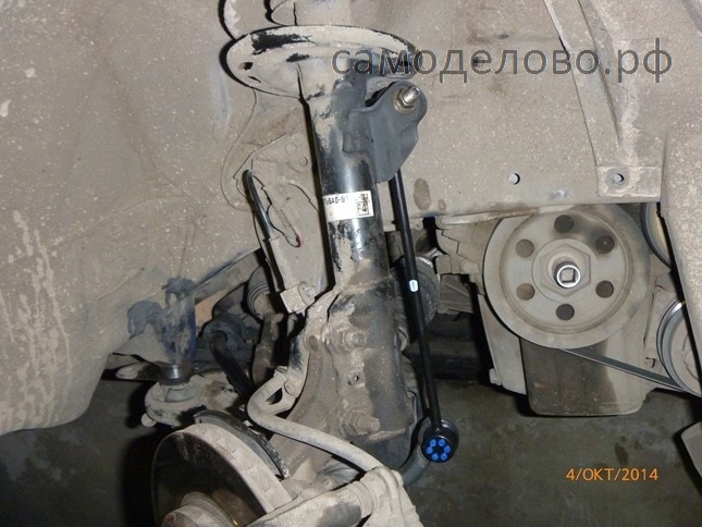 Замена подушек передних стоек . - Honda Fit (1G), 1,3 л, 2002 года своими руками