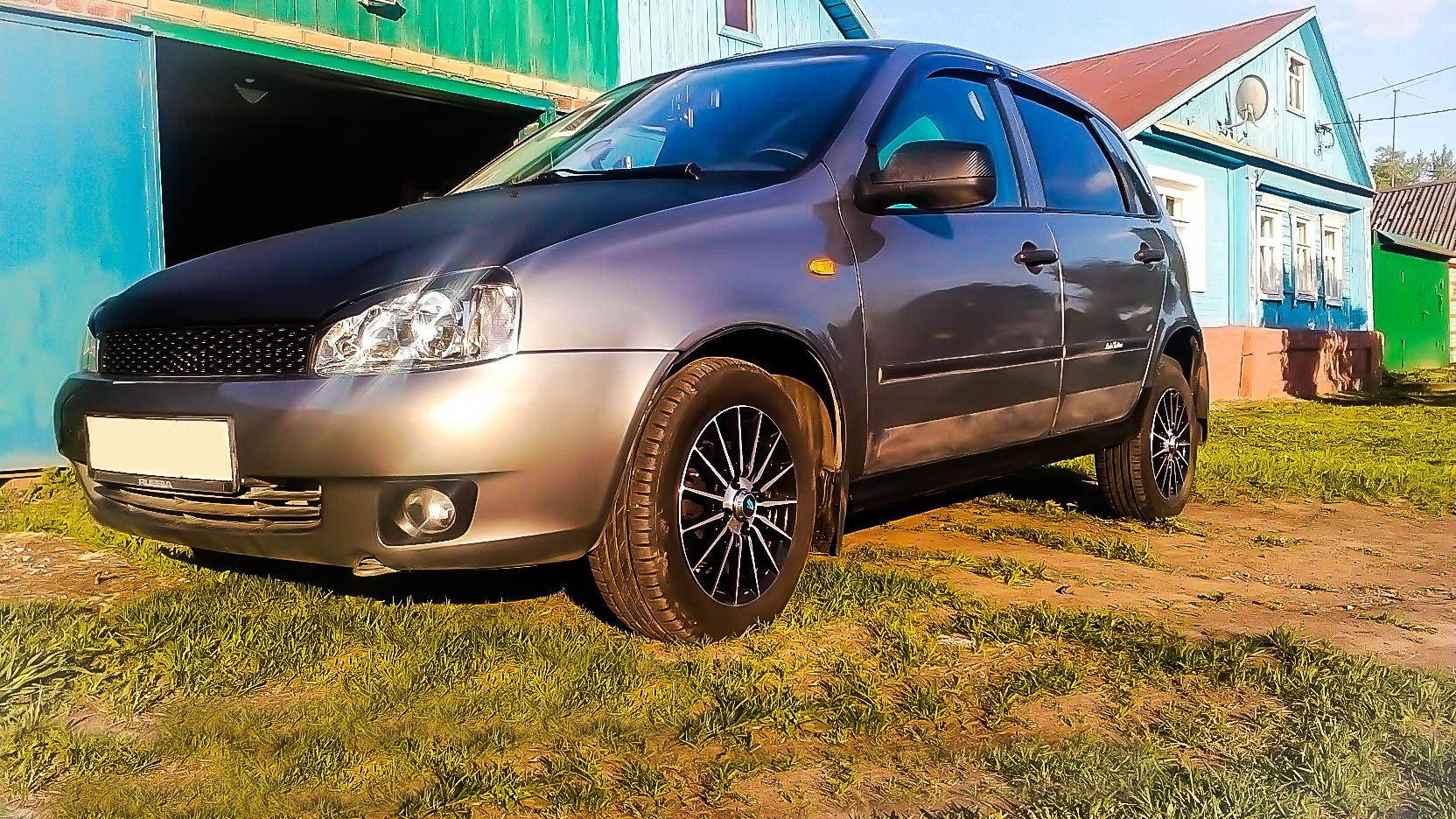 Приделал пороги — Lada Калина хэтчбек, 1,6 л, 2011 года | тюнинг | DRIVE2