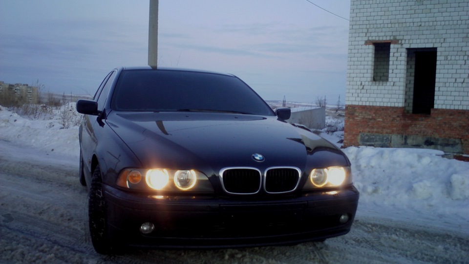 BMW e39 зима