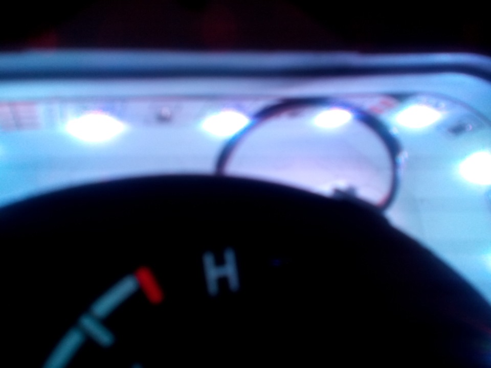 RGB подсветка панели приборов — Daewoo Nexia (N150), 1,5 л, 2012 года ...