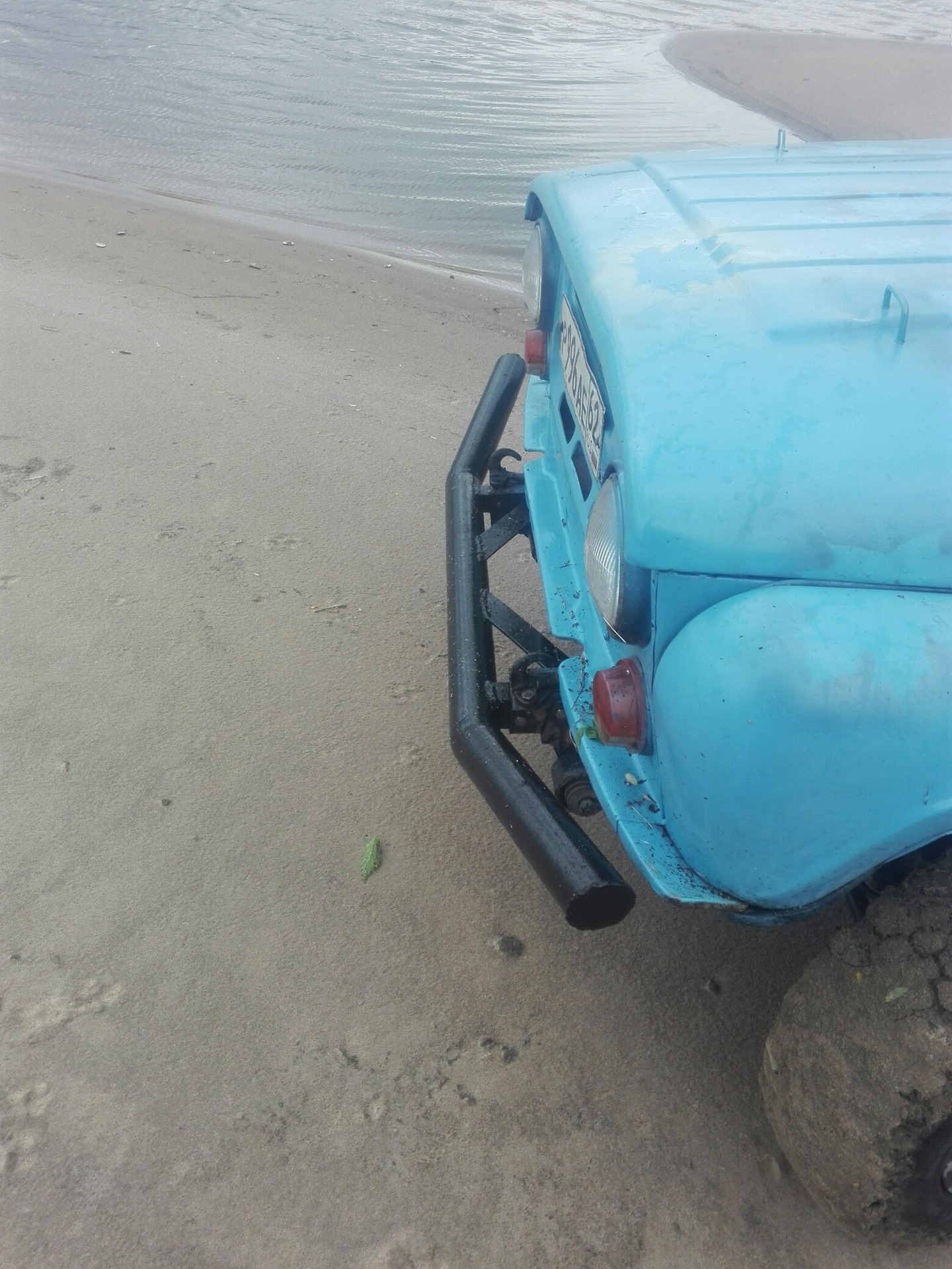 Силовой бампер — УАЗ 31512, 2,4 л., 1993 года | кузовной ремонт | DRIVE2