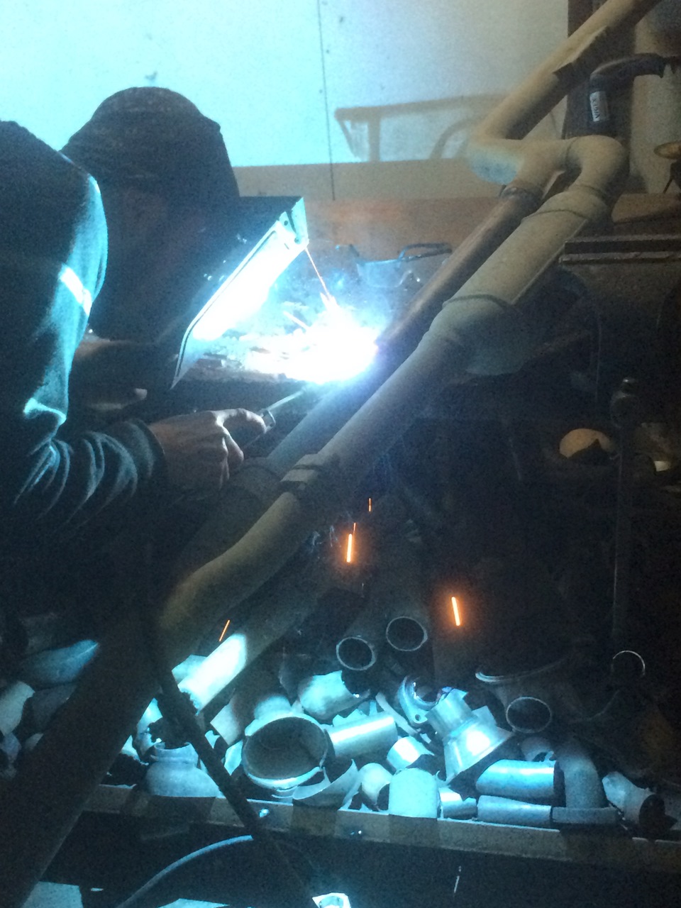 Даунпайп:промывка коллектора, интеркулера и так дале… — Mercedes-Benz E ...