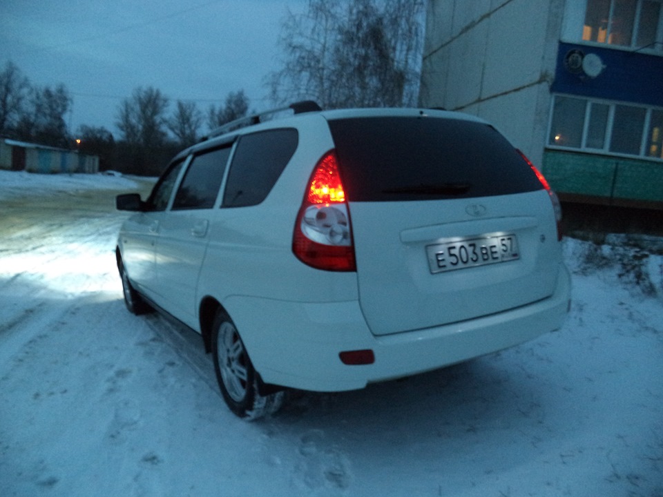 Сабля в белый! — Lada Приора универсал, 1,6 л, 2010 года | кузовной ...