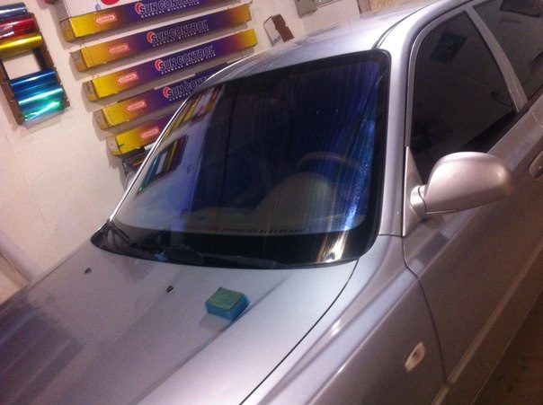 Лоб \"Хамелеон\", задние фонари в черный мат. — Hyundai Accent (2G), 1,5 ...