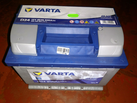 5604080543132 Аккумулятор автомобильный Varta Blue Dynamic D24 6СТ-60 ...