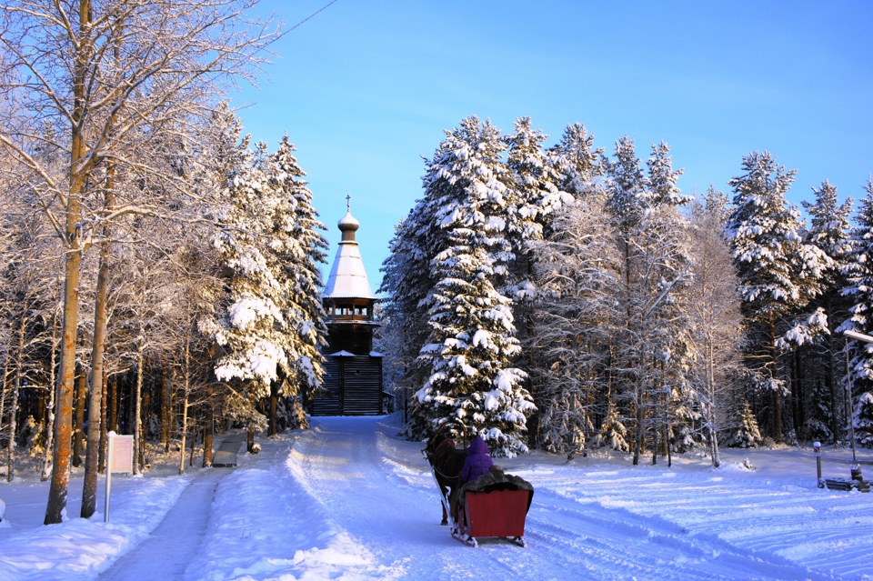 Архангельск фото зимой