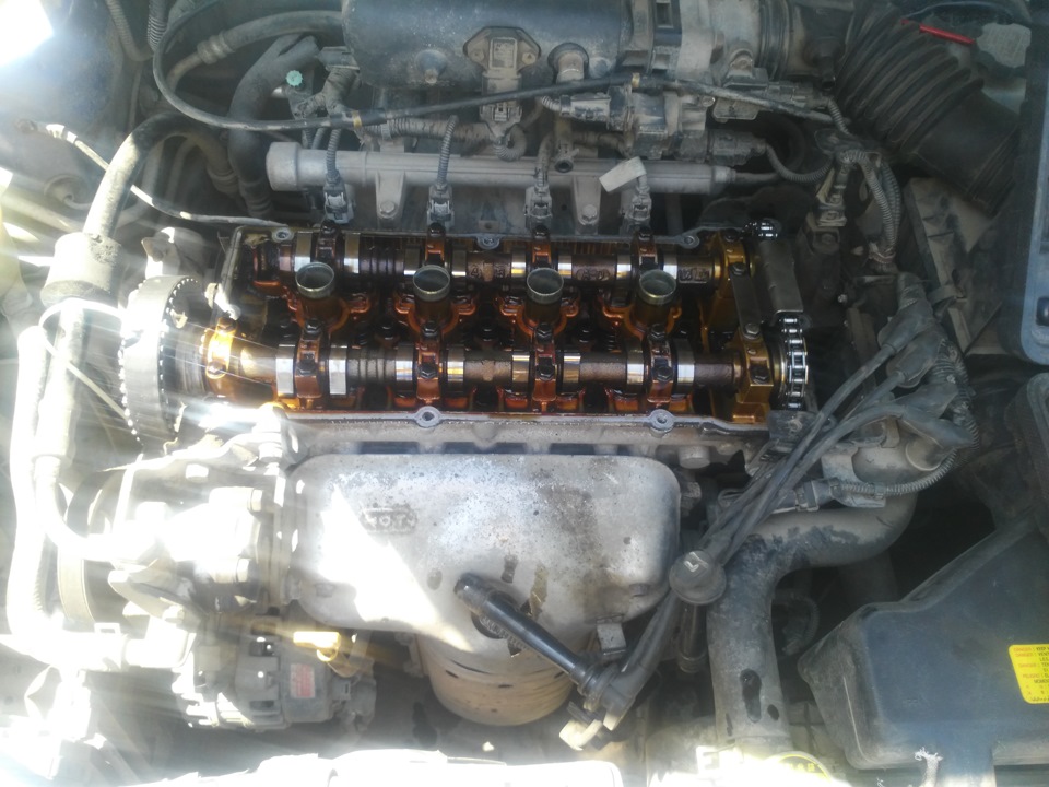 Промывка компенсаторов. — Hyundai Accent (2G), 1,5 л., 2005 года ...