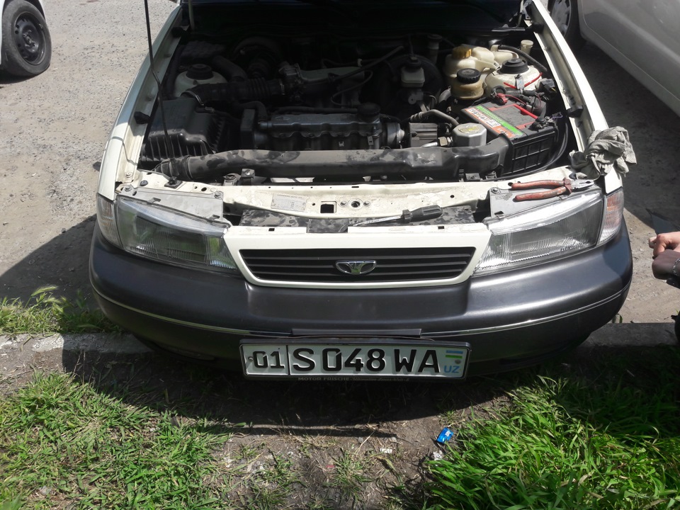 Тонировка фар и замена решётки радиатора — Daewoo Nexia, 1,5 л, 2002 ...
