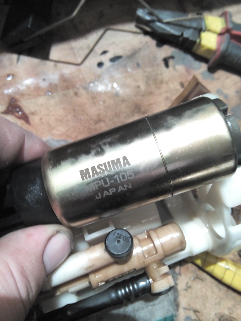 MPU105 Насос топливный Masuma 100L/h, 3kg/cm2 сетка MPU-002 MASUMA ...