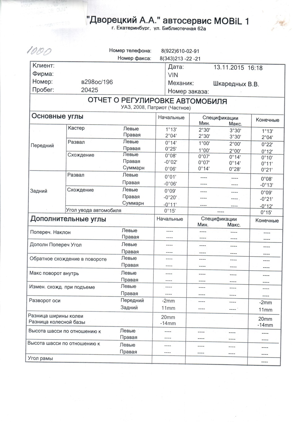 Замена шкворней на ваксойл с бронзовыми вкладышами — УАЗ Patriot, 2,7 л ...