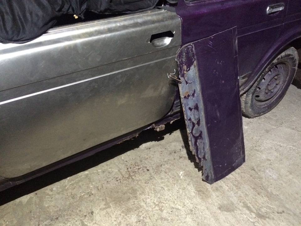 Восстановление двери. — Lada 4x4 5D, 1,8 л, 2000 года | своими руками ...