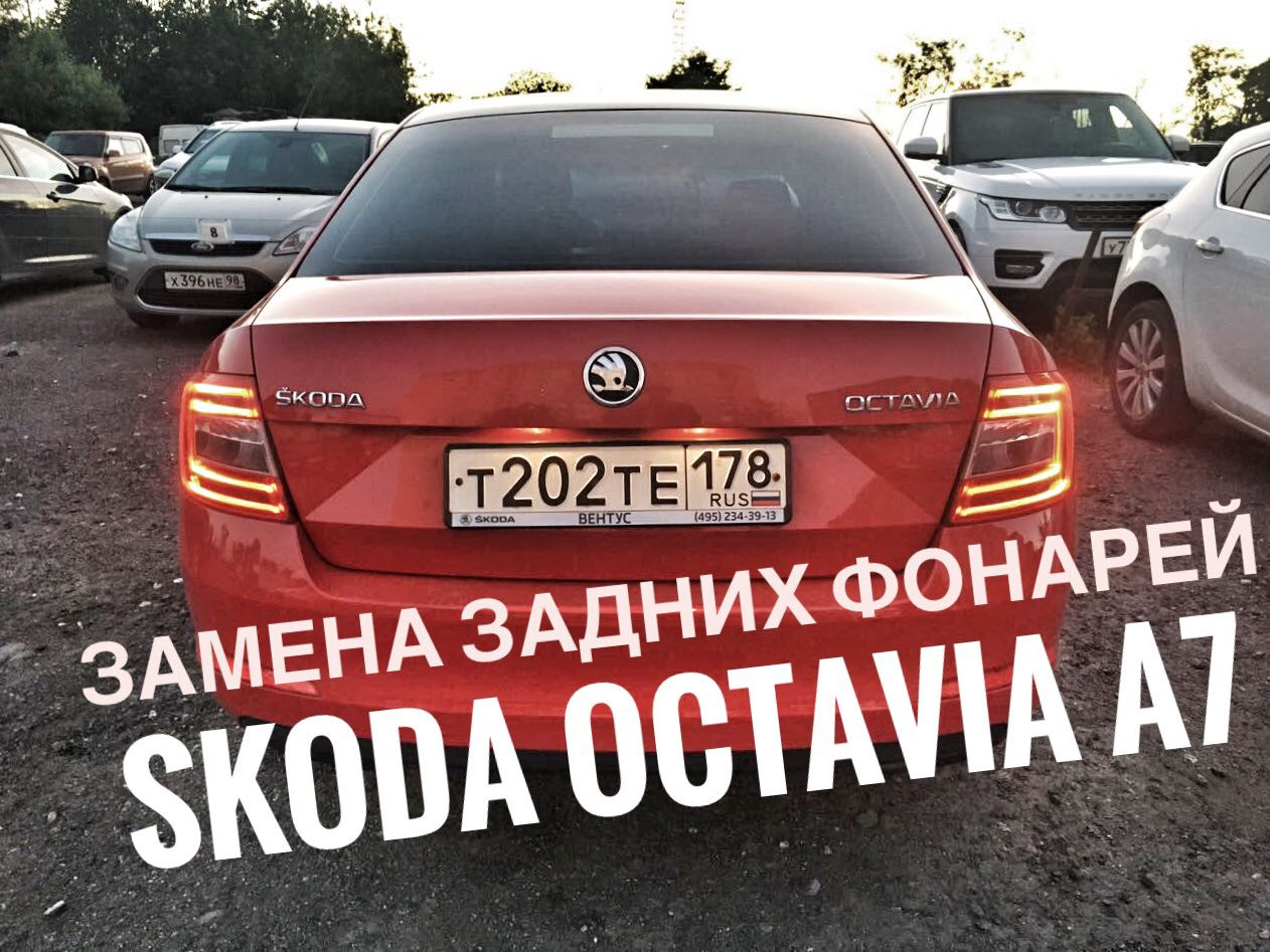 Замена задних фонарей Octavia A7 — Skoda Octavia A7 Mk3, 1,4 л, 2014 года |  стайлинг | DRIVE2