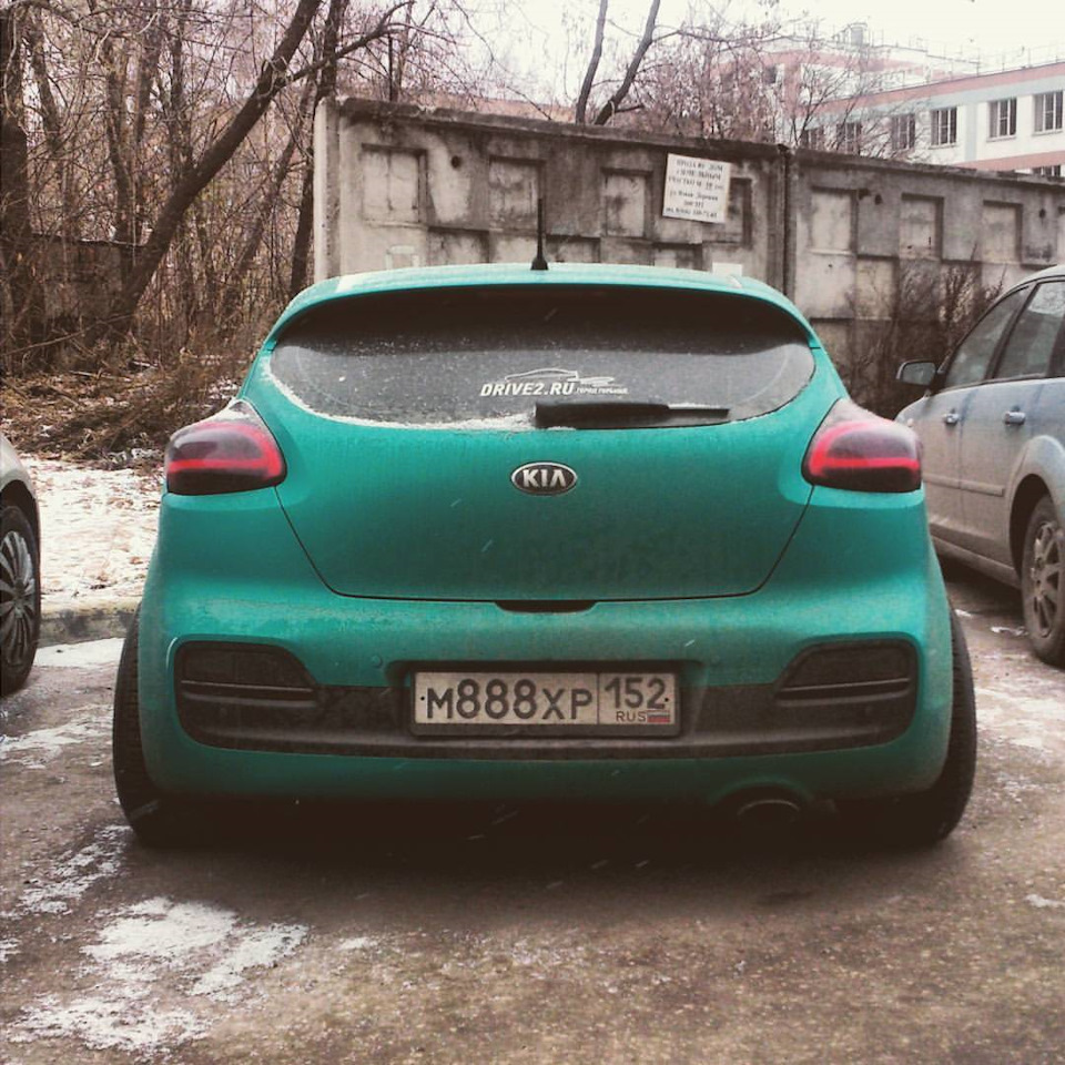 Kia Pro Ceed ed зеленый матовый