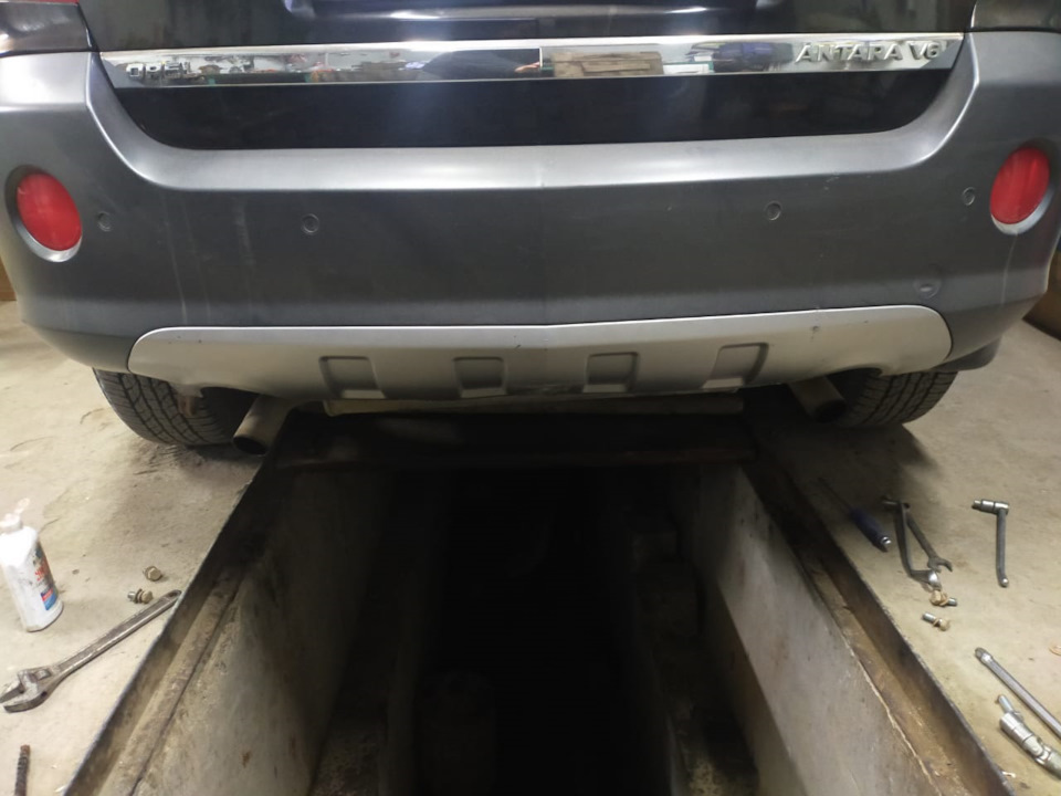 3 Установка фаркопа! — Opel Antara, 3,2 л, 2008 года | плановое ТО | DRIVE2