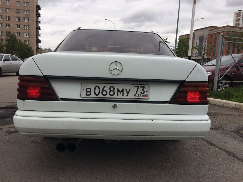 w124 сзади