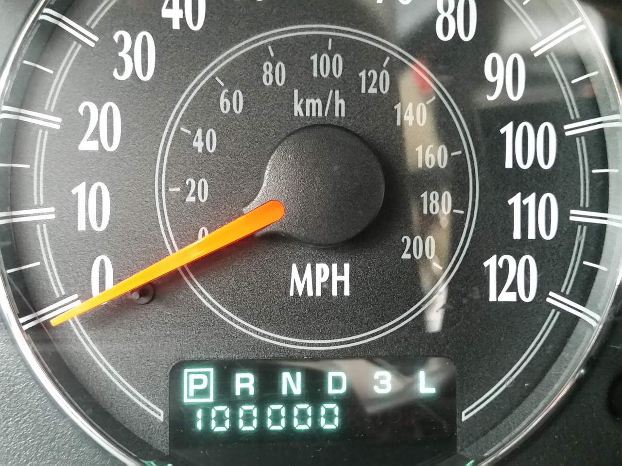 одометр в милях