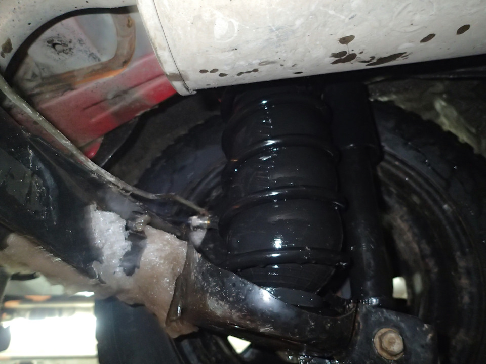 Увеличить клиренс. Часть вторая. (установка пневмобалонов) — Hyundai ...